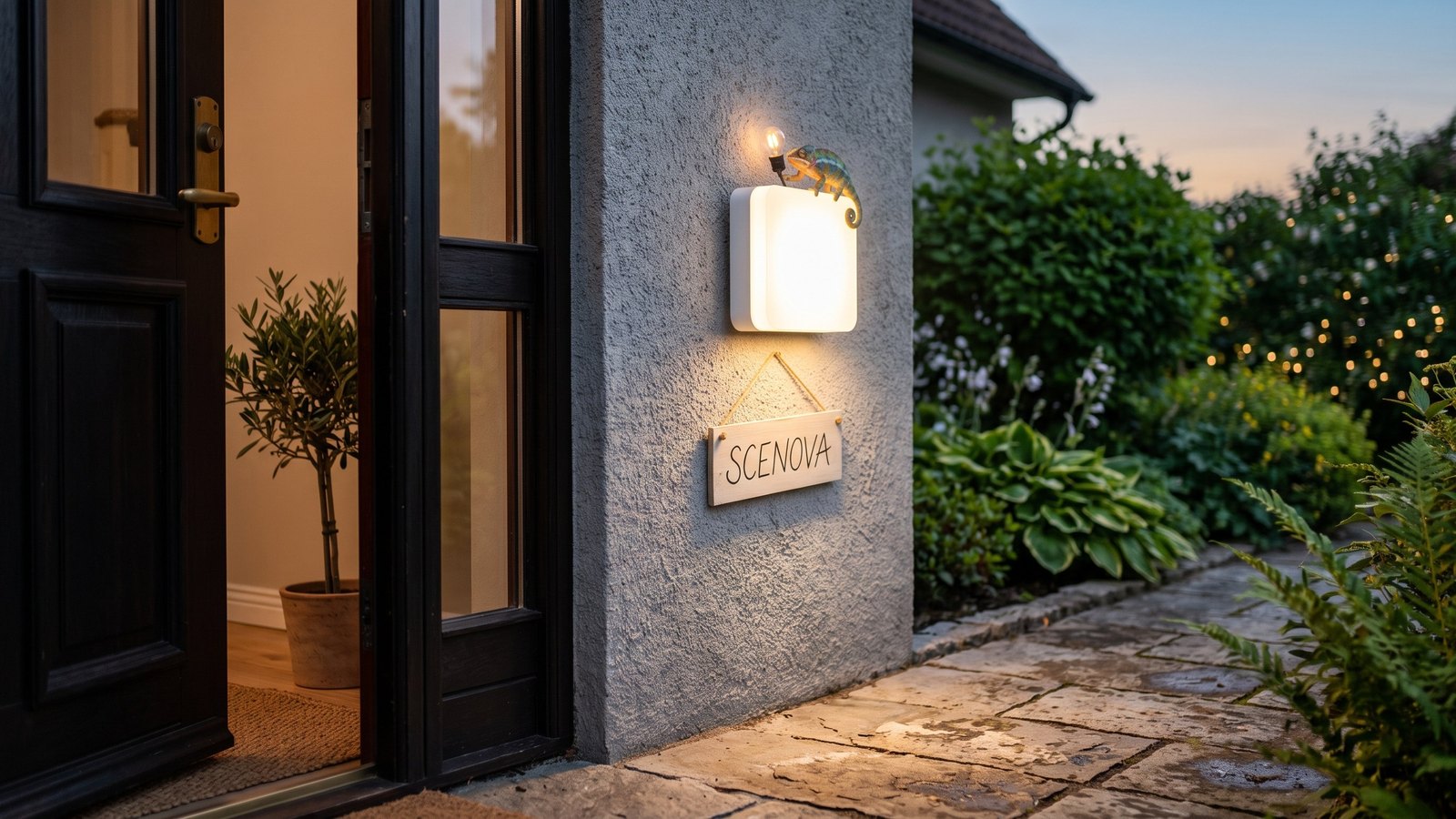 Philips Hue Scenova: Neue Outdoor-Wandleuchte in zwei Größen