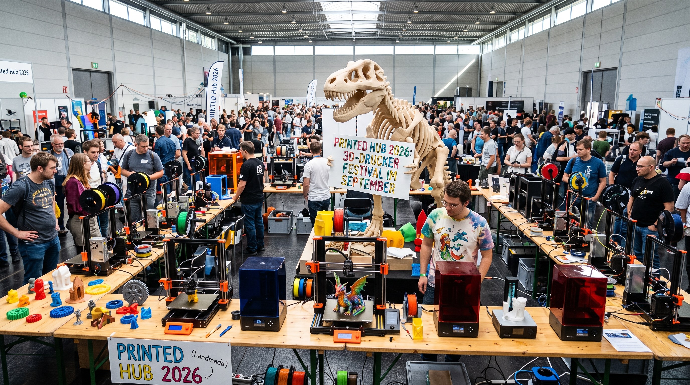 PRINTED Hub 2026: 3D-Drucker Festival im September