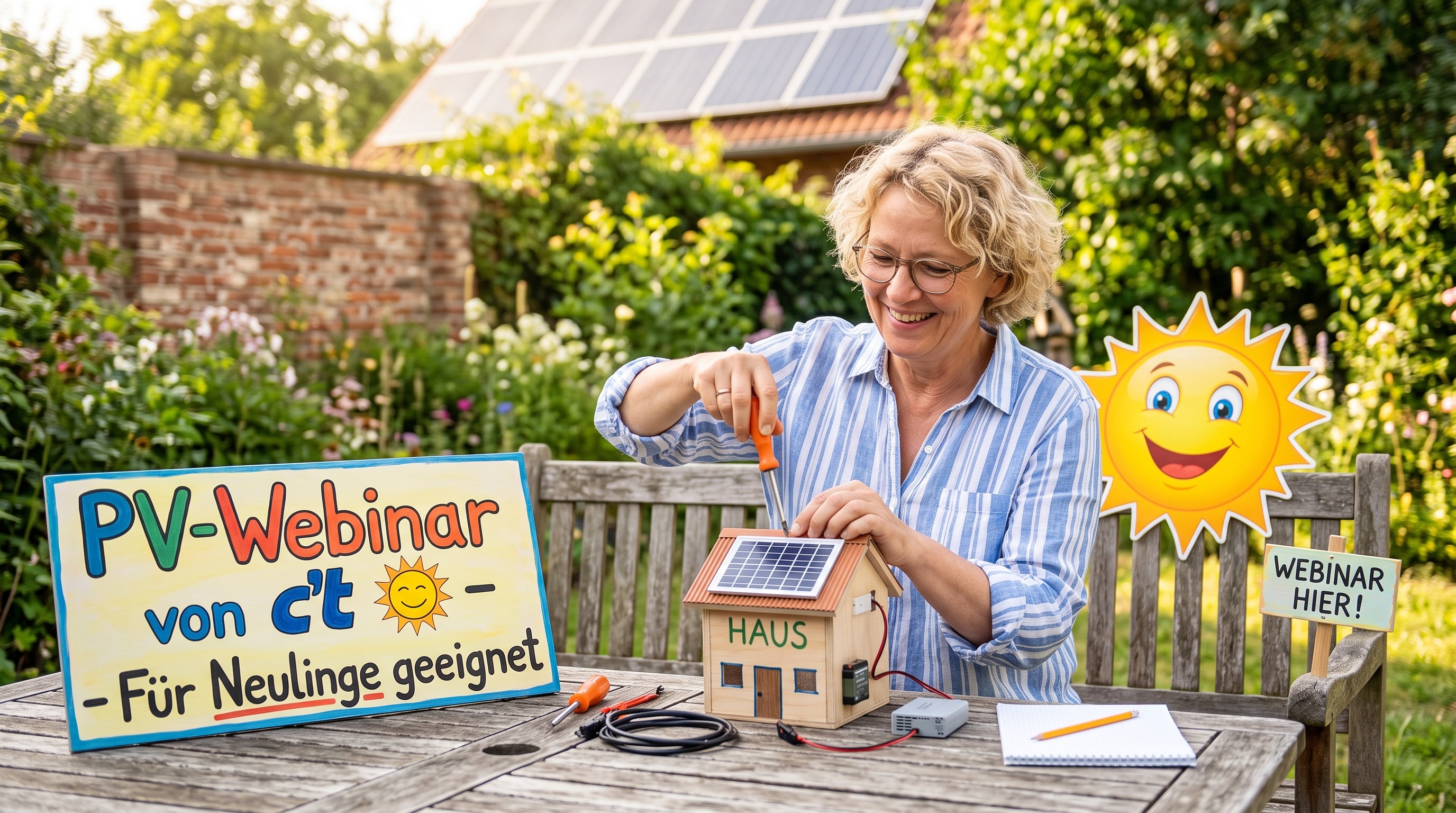 PV-Webinar von c't 🌞 - Für Neulinge geeignet