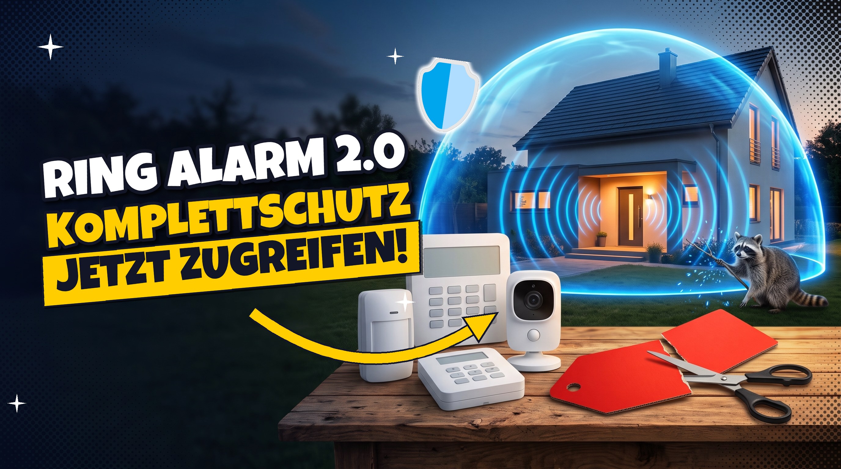 Ring Alarm 2.0 mit Indoor Cam: Komplett-Set für 175 Euro