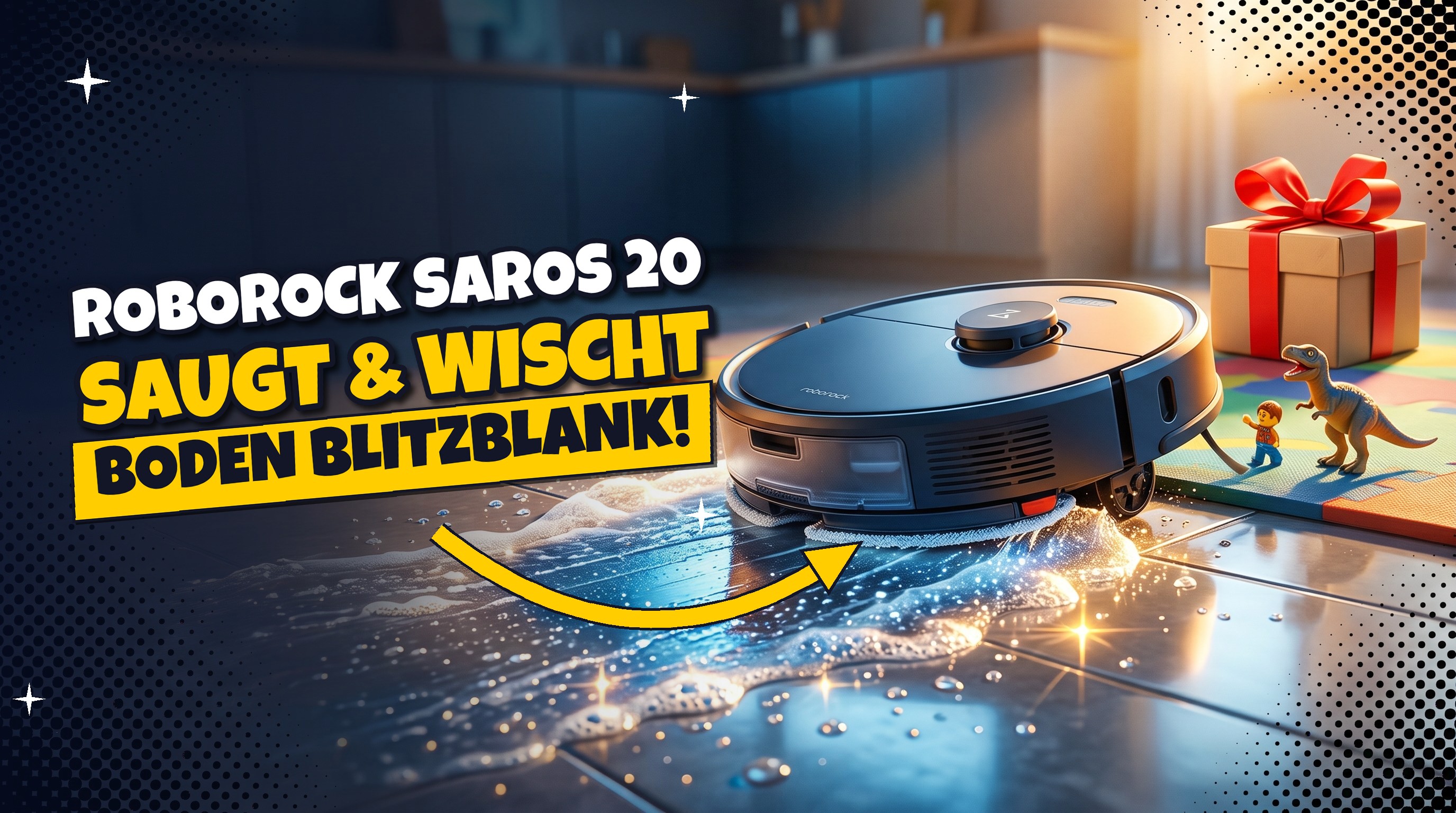 Roborock Saros 20: 36 % Rabatt auf 36.000 Pa Saugpower