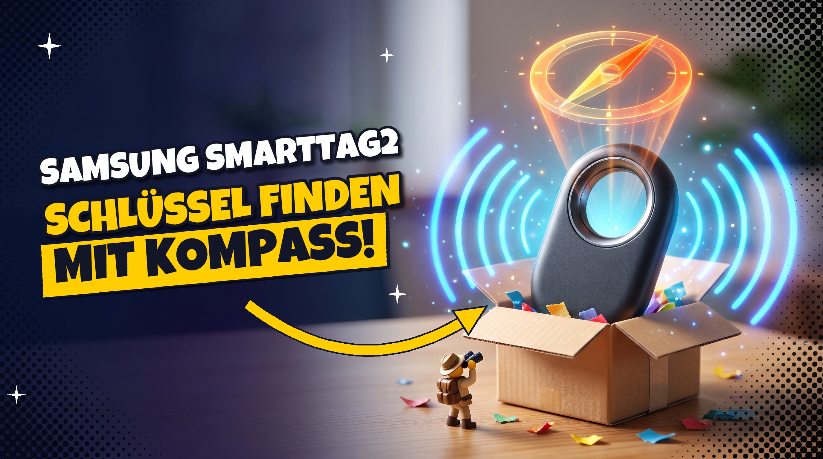 Samsung SmartTag2 für 18,59 €: Schlüssel per Kompass finden
