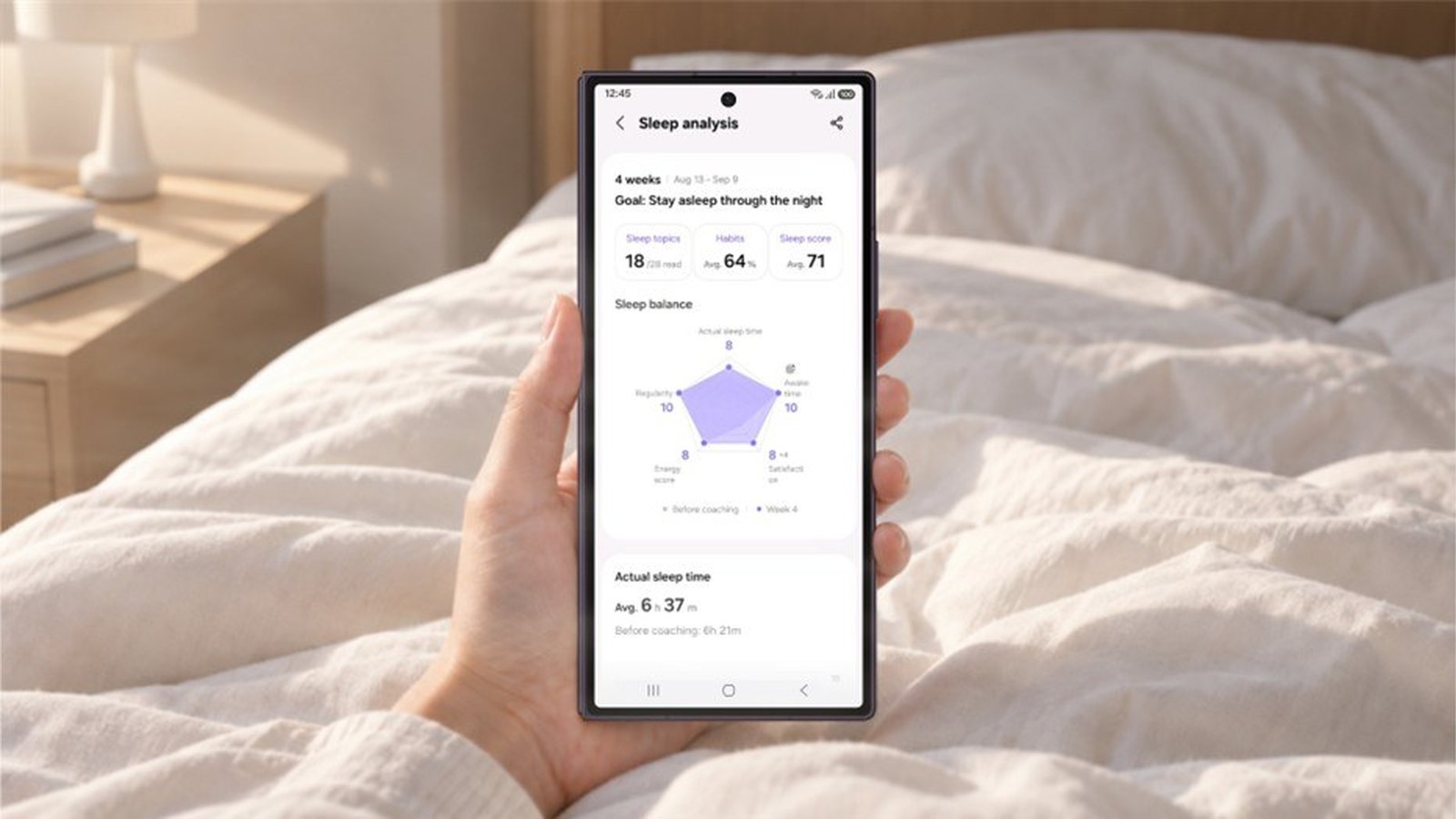 Schlaf-Coaching 😴 Samsung Health macht den Einstieg kinderleicht