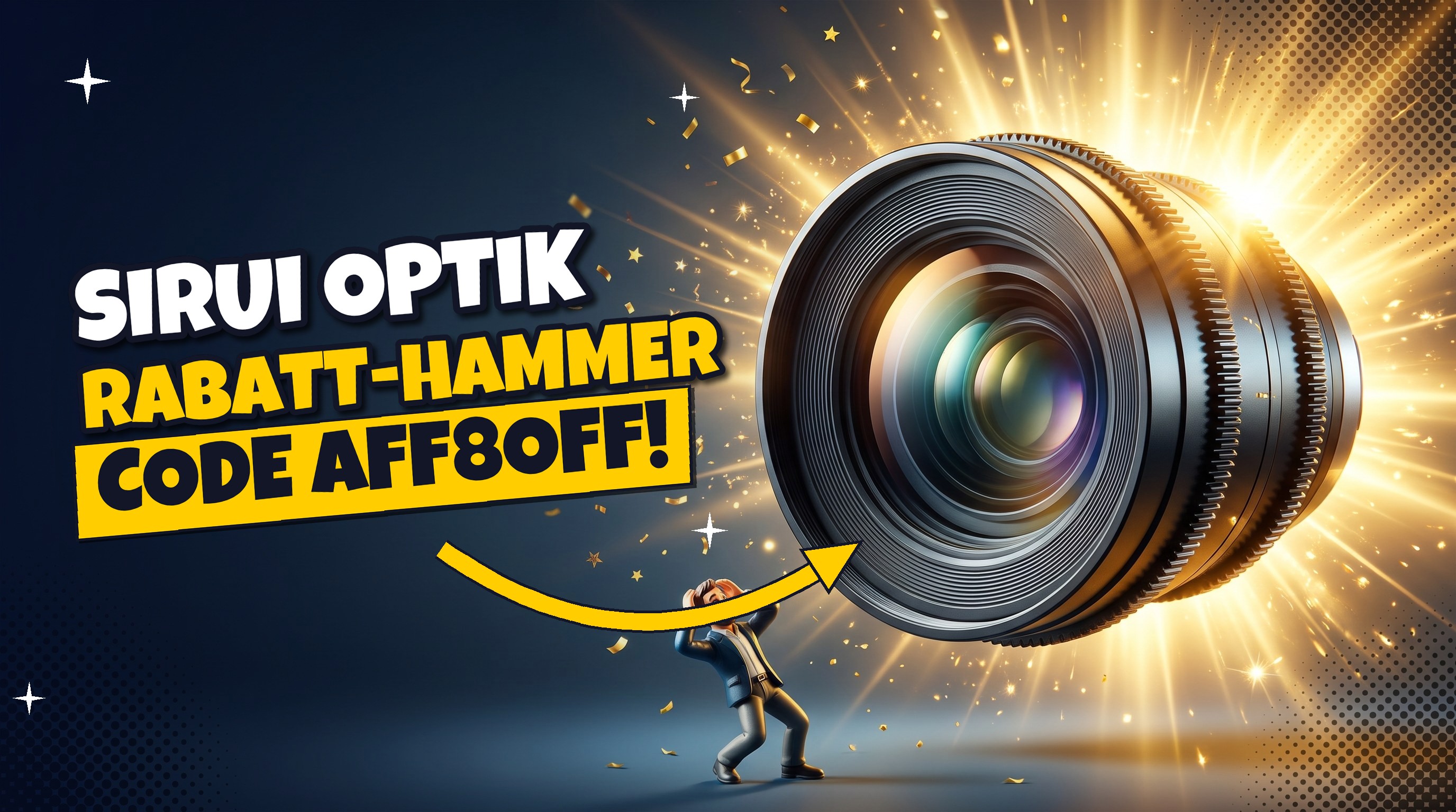 SIRUI: 8 % Rabatt mit Code AFF8OFF ab 2.000 € Bestellwert