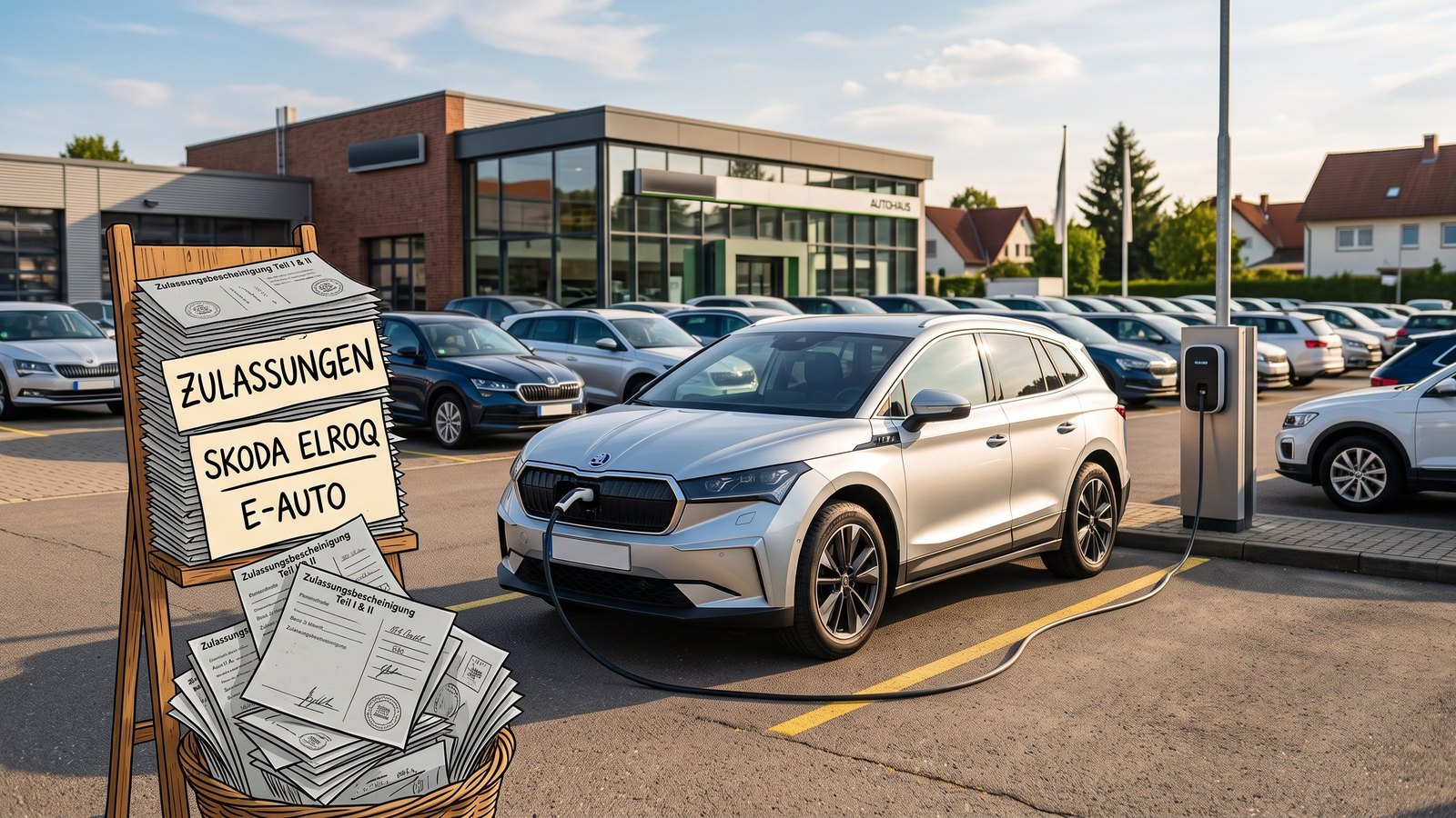 Skoda Elroq bleibt meistzugelassenes E-Auto in Deutschland