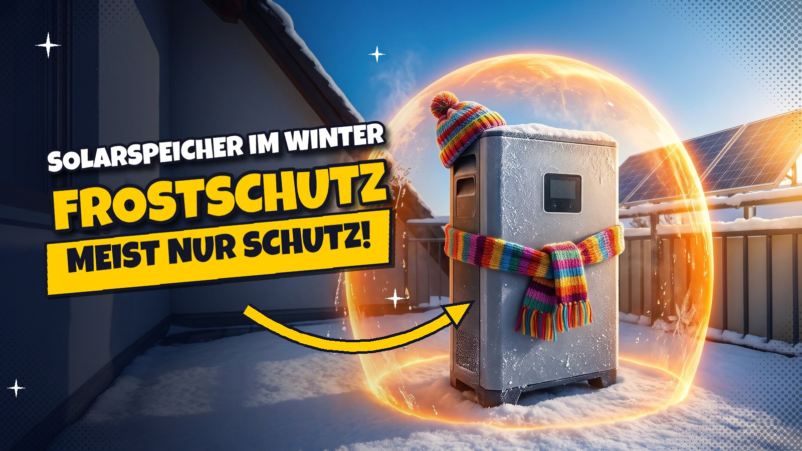 Solarspeicher lädt bei Kälte nicht: Schutz oder Defekt?