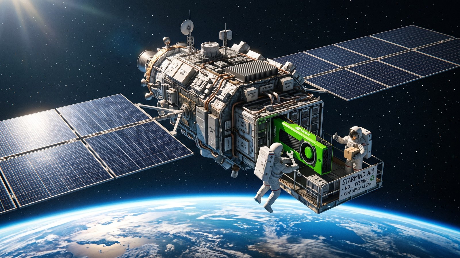 Starmind AI1: Musks KI-Satellit fliegt mit Nvidia-Rechenpower