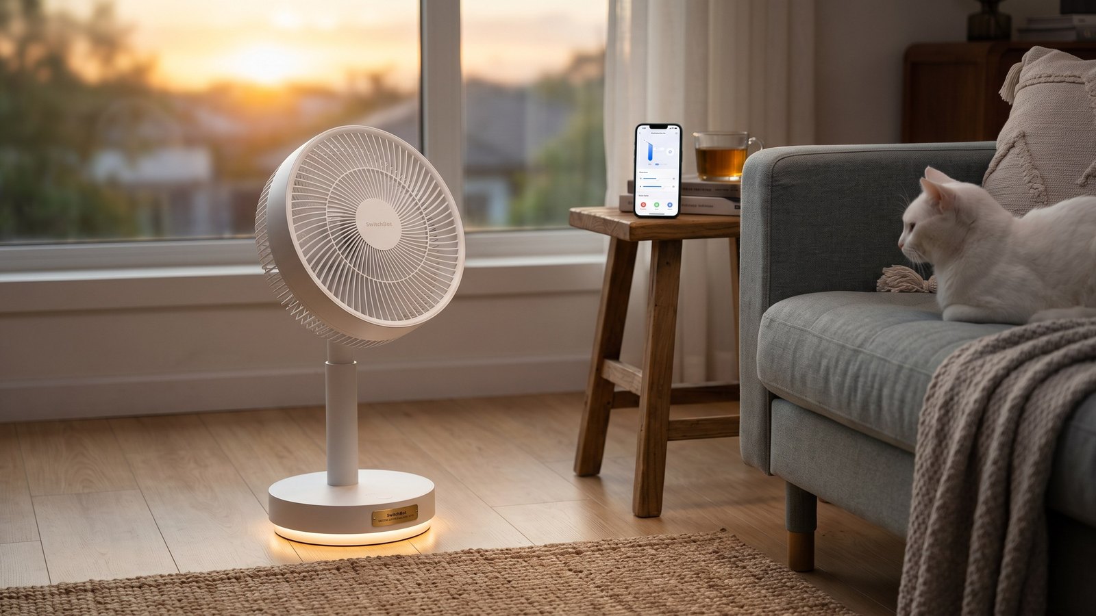 SwitchBot bringt Akku-Ventilator mit Matter-Anschluss