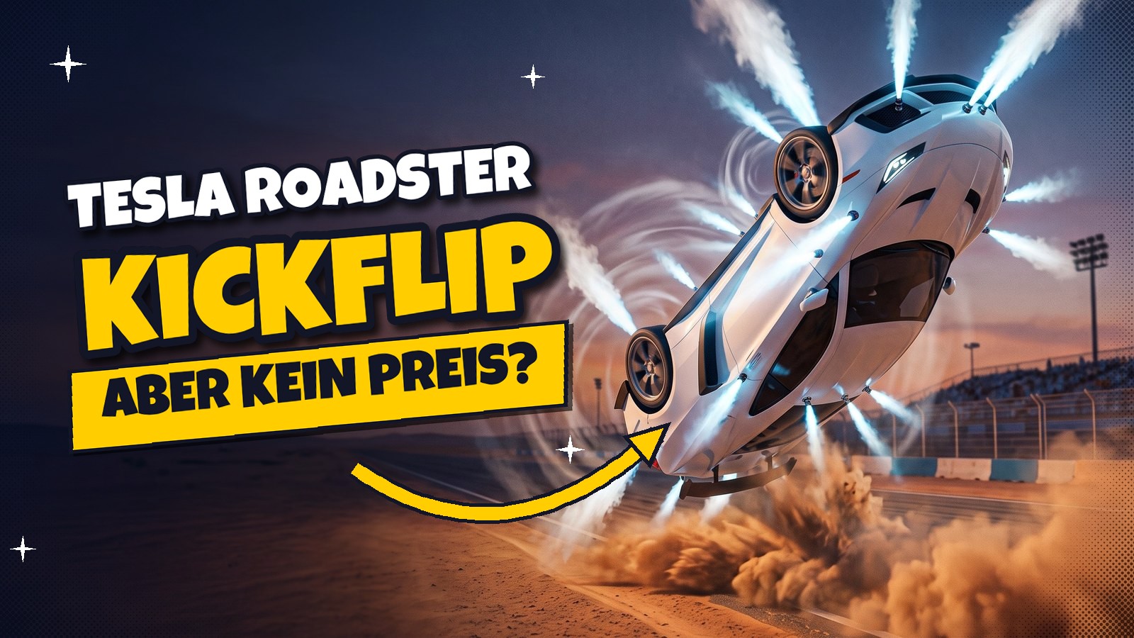 Tesla Roadster kann Kickflip: Kaltgas-Düsen, aber kein Preis