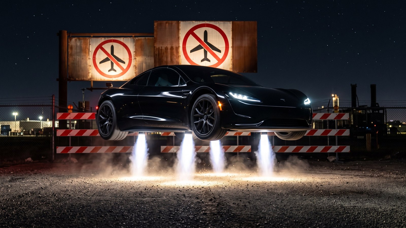 Tesla sperrt Luftraum in Texas für Roadster-Reveal