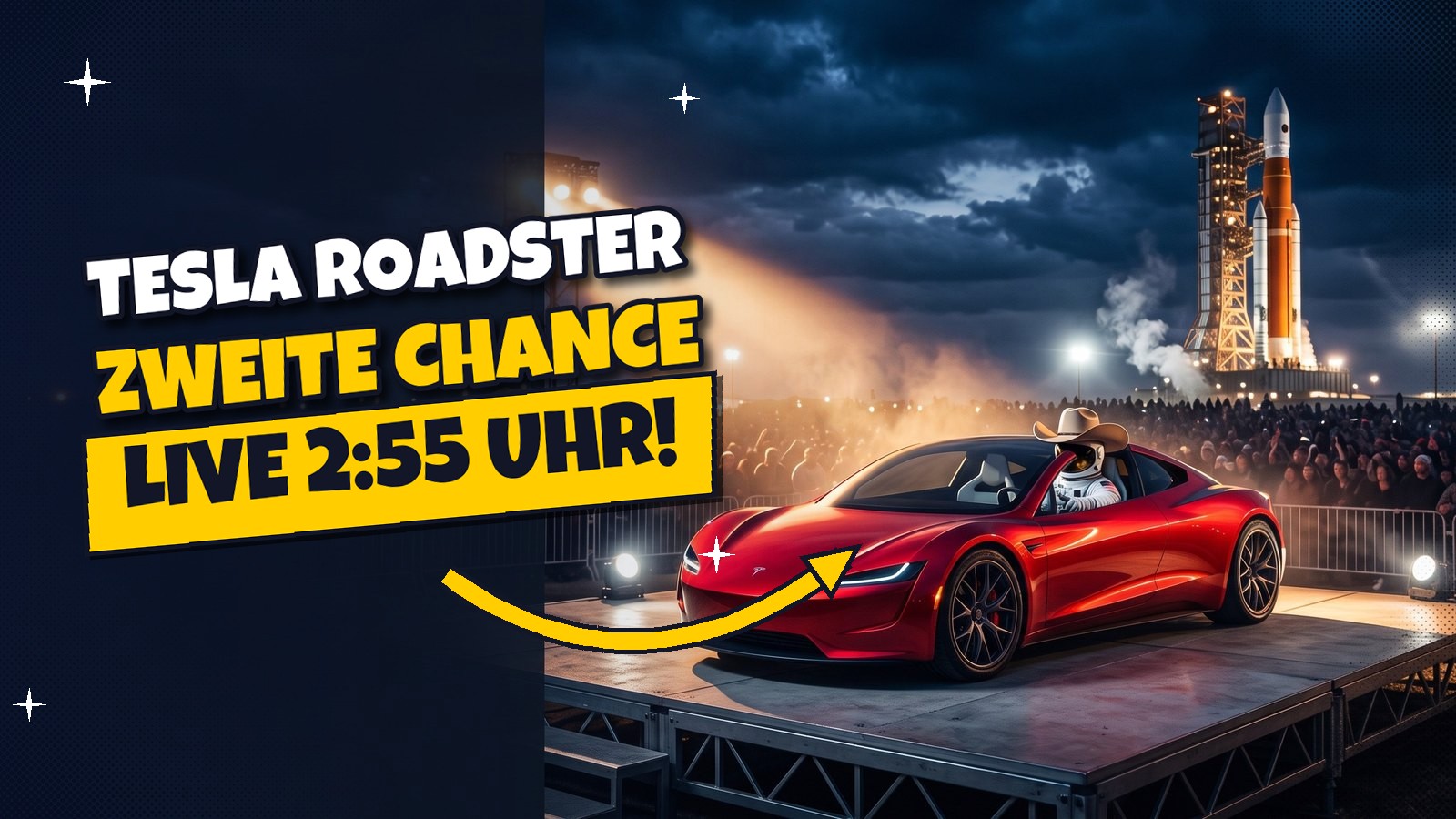 Tesla Roadster: Neuvorstellung in der Nacht zu Freitag