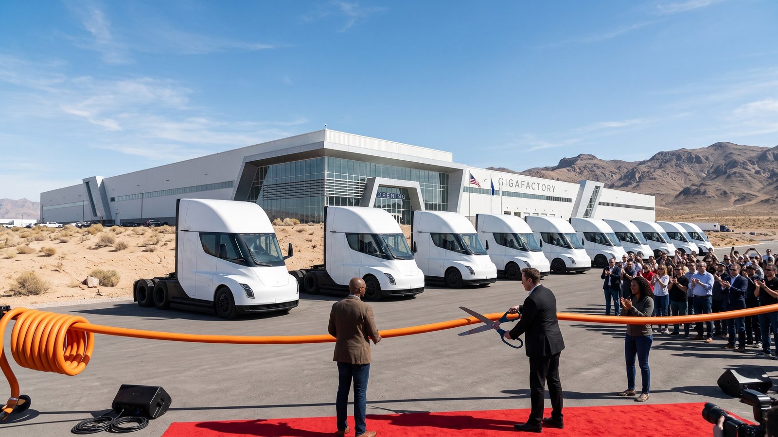 Tesla eröffnet Semi-Fabrik in Nevada offiziell im September
