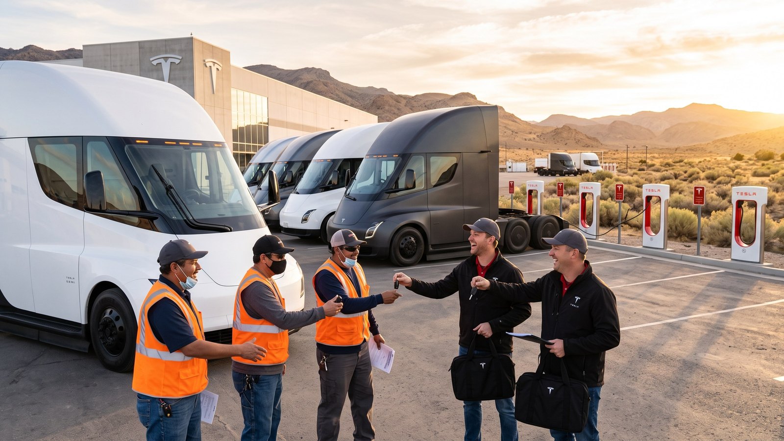 Tesla Semi: Erste Serien-Trucks an Kunden übergeben