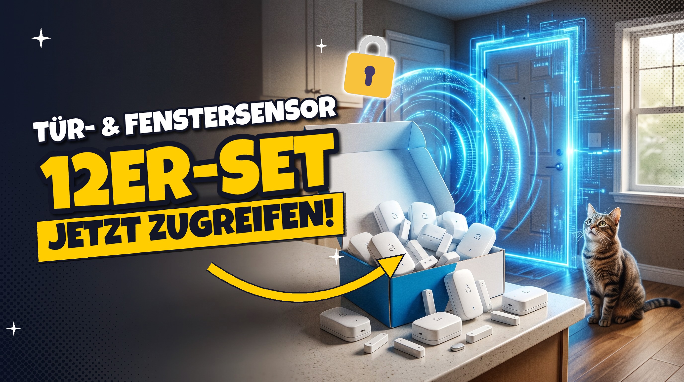 Alle Türen und Fenster im Blick: 12 Matter-Sensoren für 180 Euro