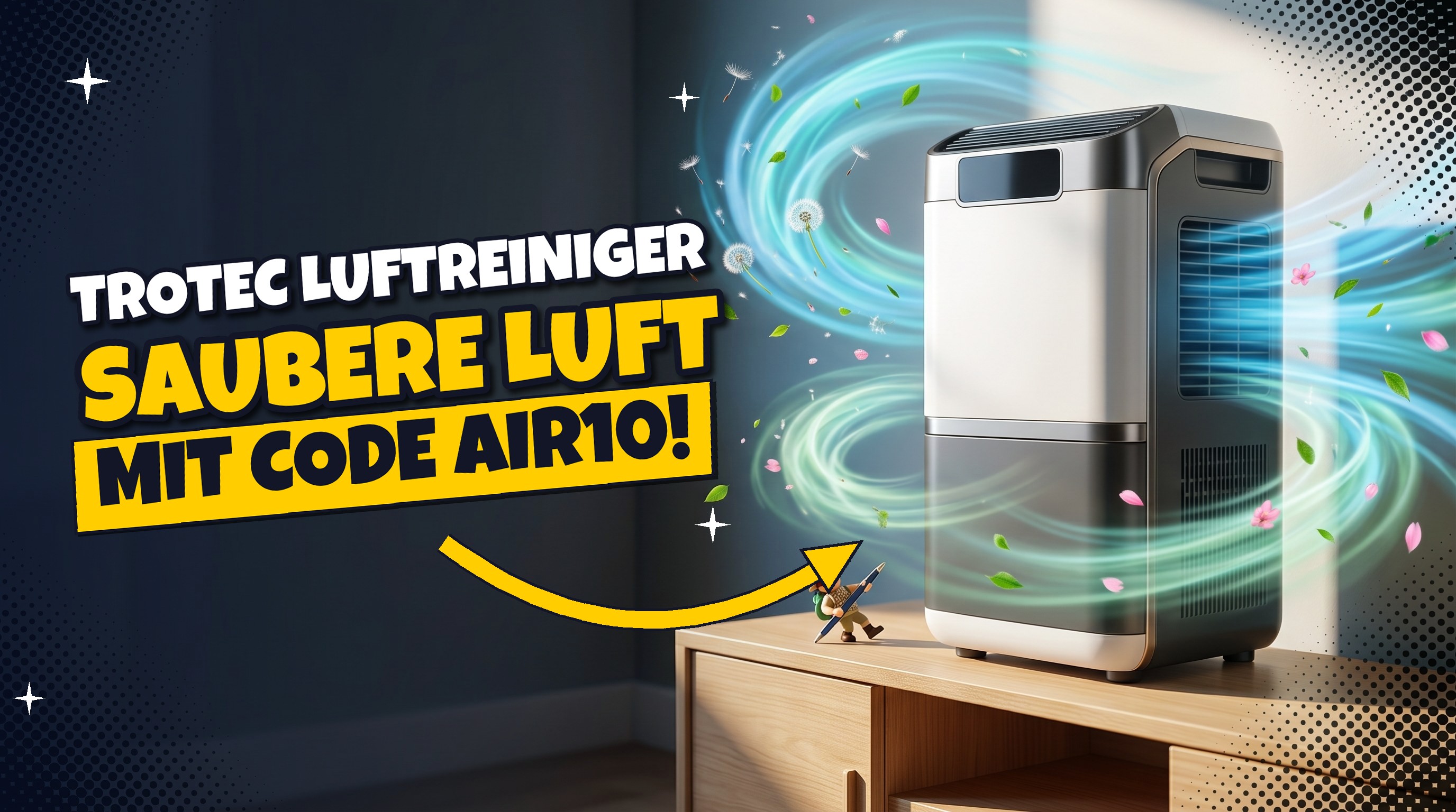 Trotec: 10 % Rabatt auf Luftreiniger & Co. mit Code AIR10