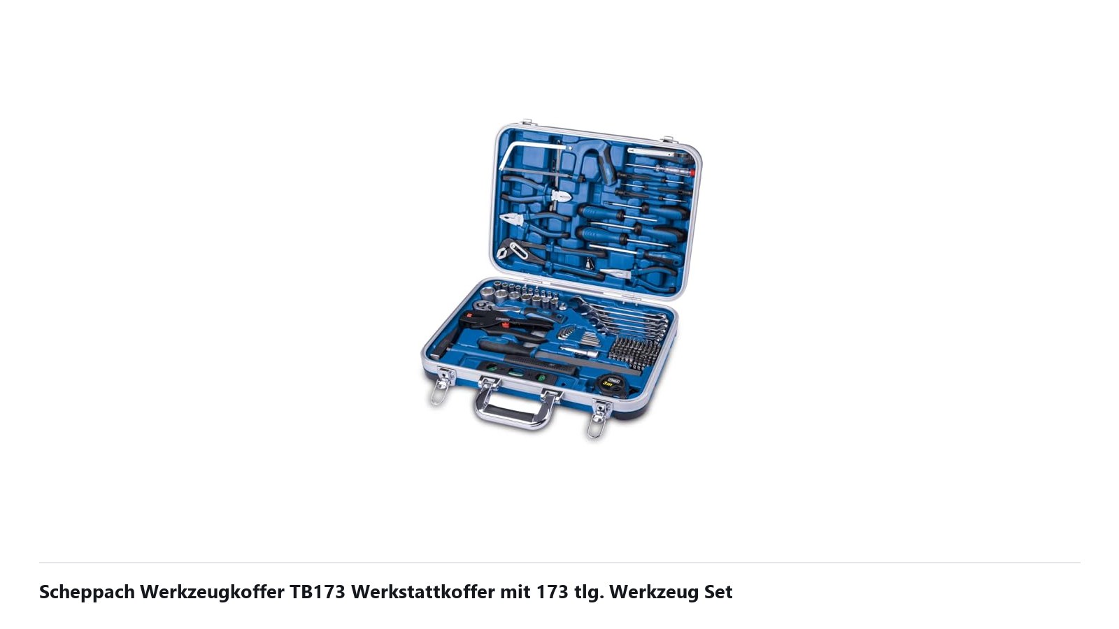 Werkstatt-Schatz 🧰 Scheppach Werkzeugkoffer TB173 für 79,99 €
