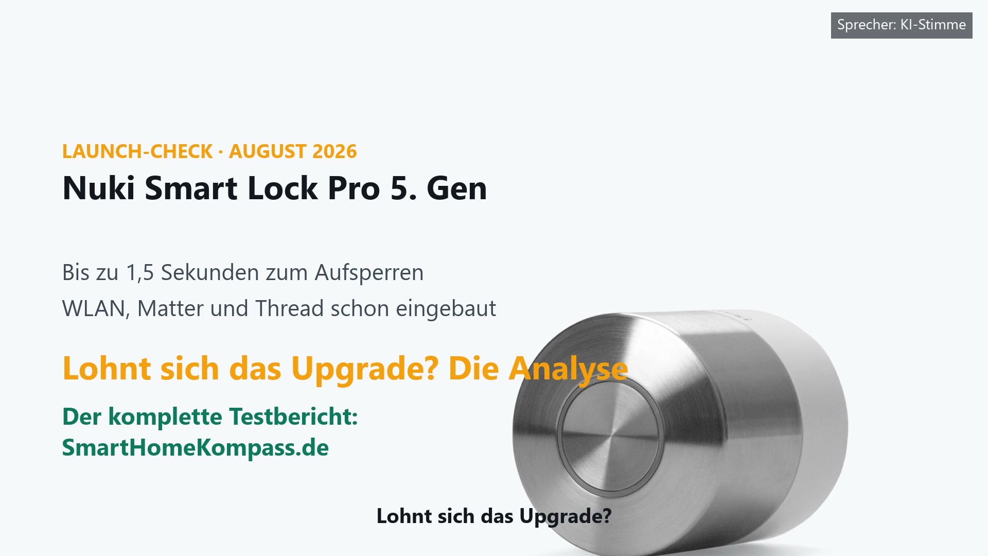 Nuki Smart Lock Pro (5. Generation)