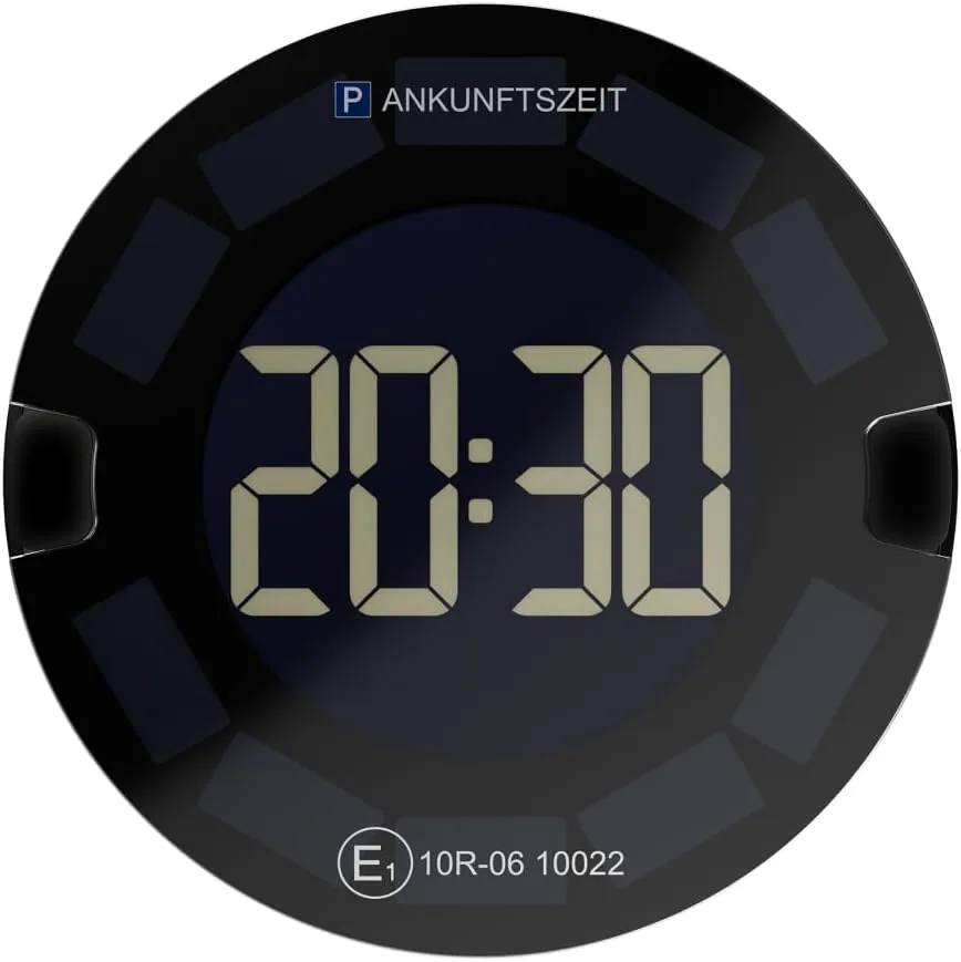 OOONO P-Disc 3 elektronische Parkscheibe mit Solar, Zulassung