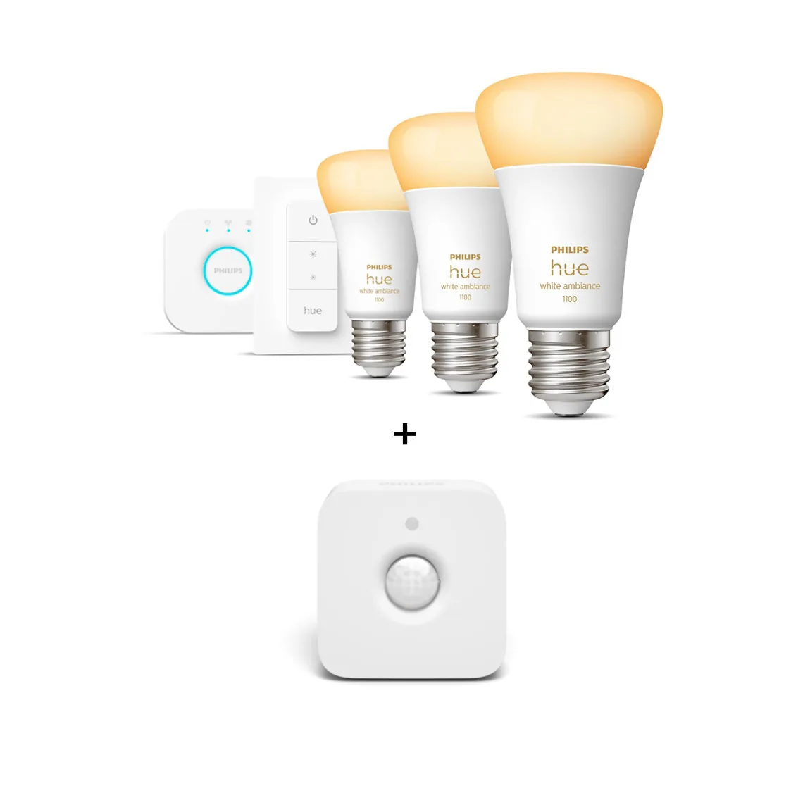 Philips Hue White Ambiance Starter Kit mit Bewegungsmelder