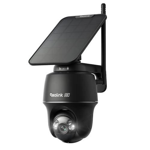 Reolink 4K Überwachungskamera Aussen Solar, 360°/140° Schwenk-/Neige | Auto-Tracking