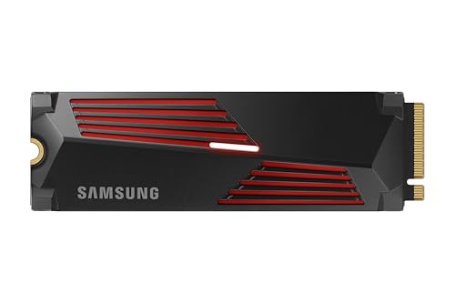 Samsung 990 PRO NVMe M.2 SSD mit Heatsink, 2 TB, PCIe 4.0, 7.450 MB/s Lesen, 6.900 MB/s