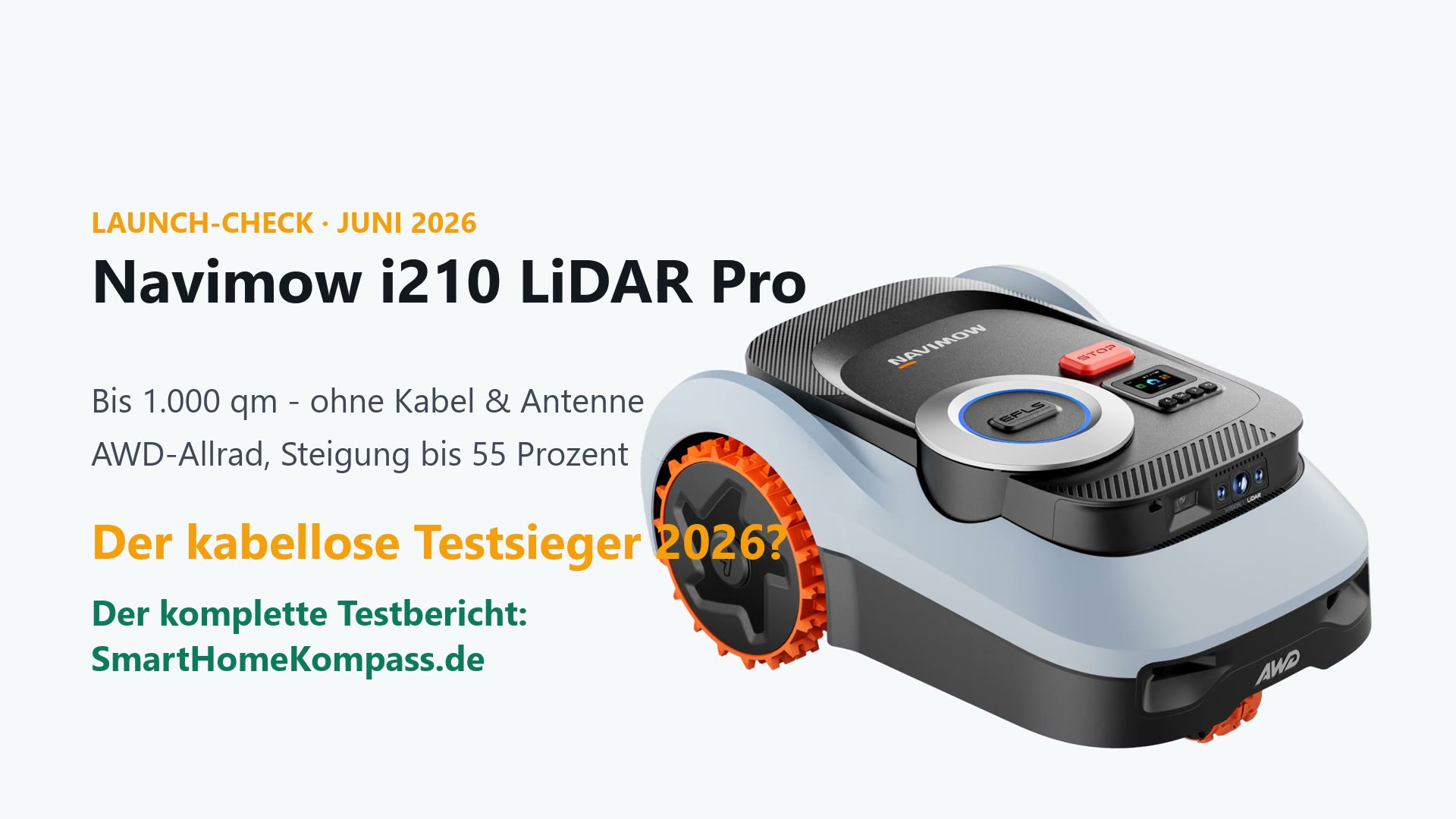 Segway Navimow i210 LiDAR Pro