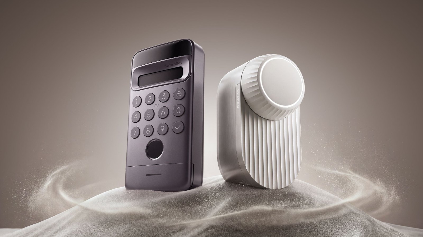 SwitchBot Lock Ultra Max Vision Pro Combo mit Keypad Vision Pro und Hub Mini, Pressefoto zur IFA 2026