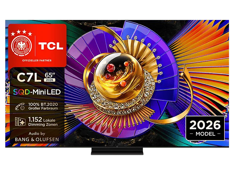 TCL 65C7L SQD-Mini-LED-Fernseher (65 Zoll, 144 Hz, Google TV)