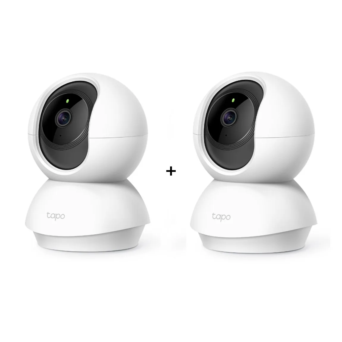 TP-Link Tapo C200 Sicherheits-WLAN-Kamera mit Schwenk- und Neigefunktion 2er-Set