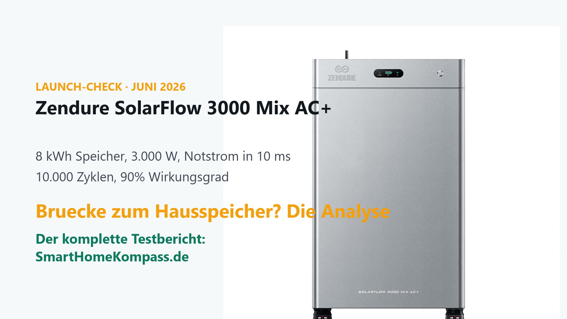 Zendure SolarFlow 3000 Mix AC+
